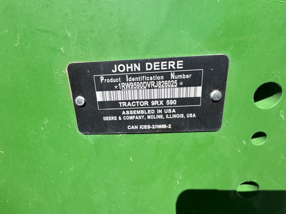 2024 John Deere 9RX 590 Tractor Rubber Track
