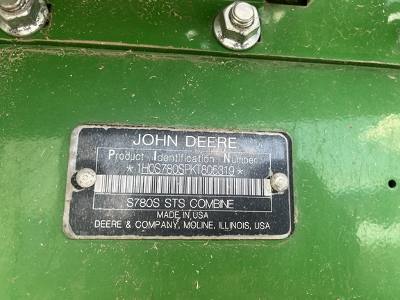2019 John Deere S780 Combine