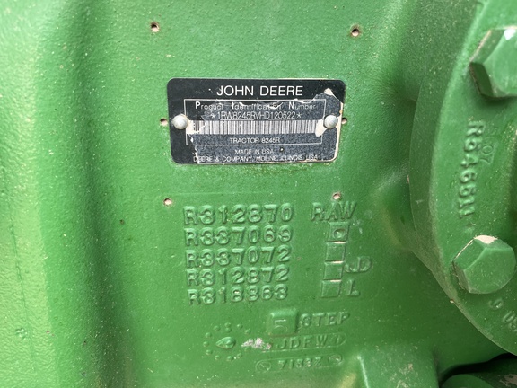 2017 John Deere 8245R Tractor