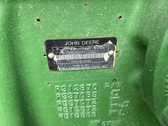 2017 John Deere 8245R Tractor
