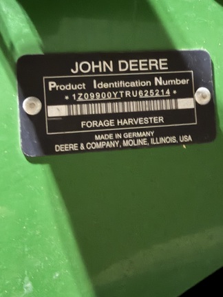2024 John Deere 9900 Forage Harvester