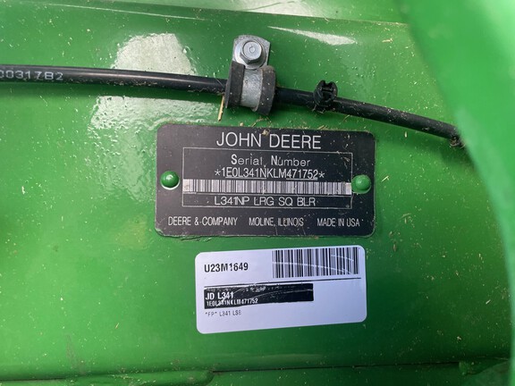 2021 John Deere L341 Baler/Big Square
