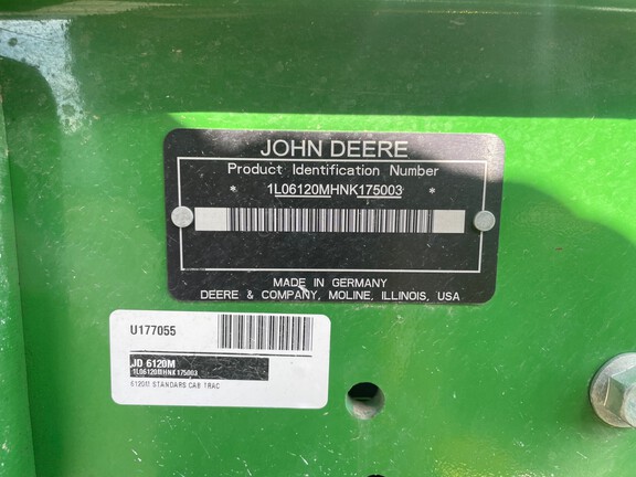 2022 John Deere 6120M Cab Tractor