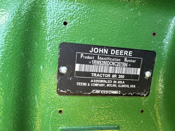 2023 John Deere 8R 280 Tractor