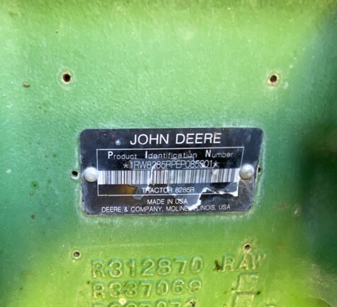 2014 John Deere 8285R Tractor