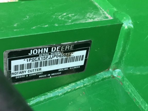 2018 John Deere CX15 Mower/Rotary Cutter