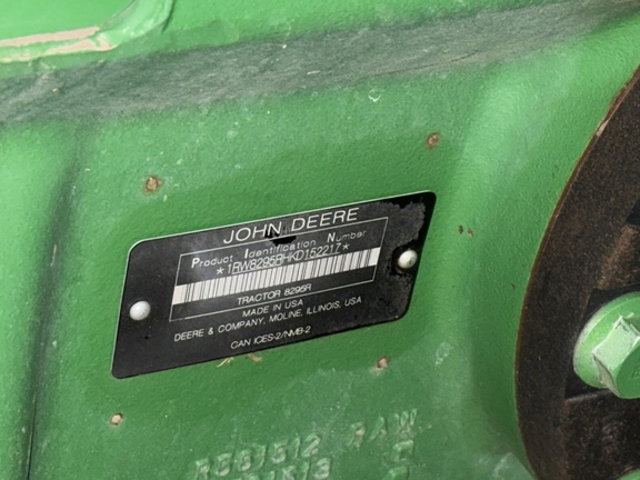 2020 John Deere 8295R Tractor