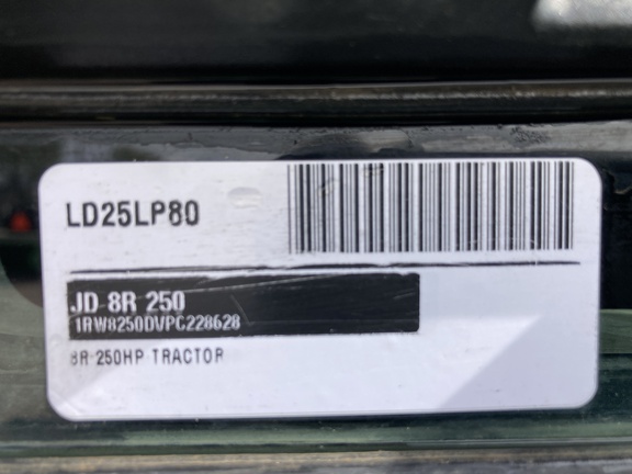 2023 John Deere 8R 250 Tractor