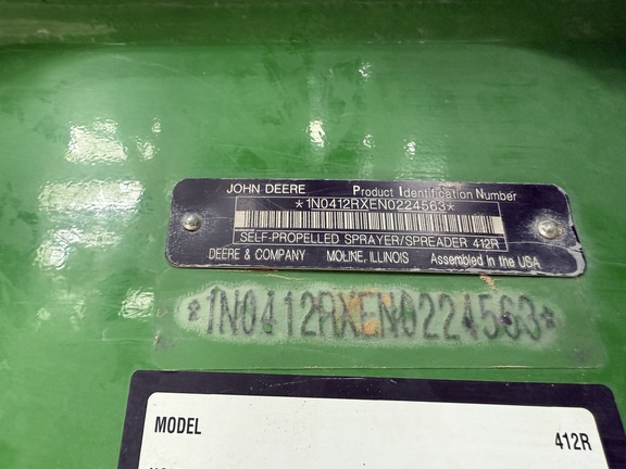 2022 John Deere 412R Sprayer/High Clearance