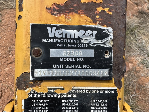 2019 Vermeer R2300 Rake