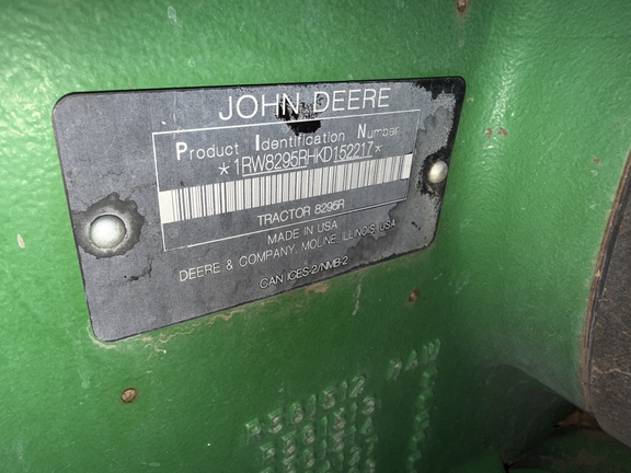 2020 John Deere 8295R Tractor