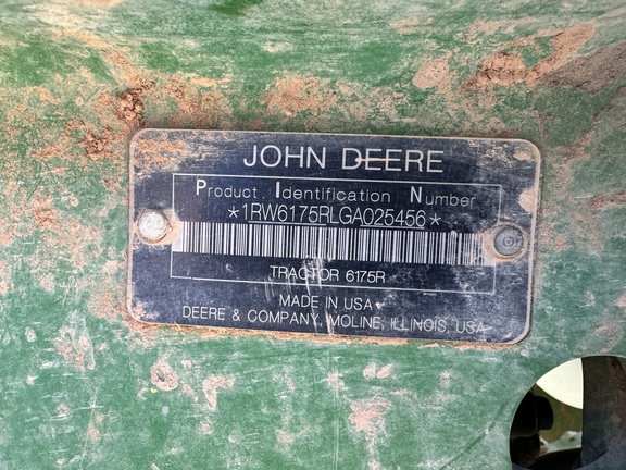 2016 John Deere 6175R Tractor