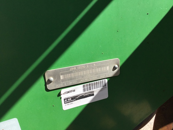 2003 John Deere 650 Disk