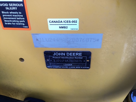 2023 John Deere 244 P Compact Utility Loader