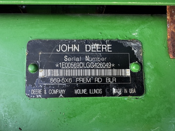 2016 John Deere 569 Premium Baler/Round