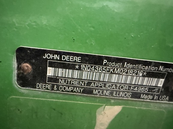 2021 John Deere F4365 Misc