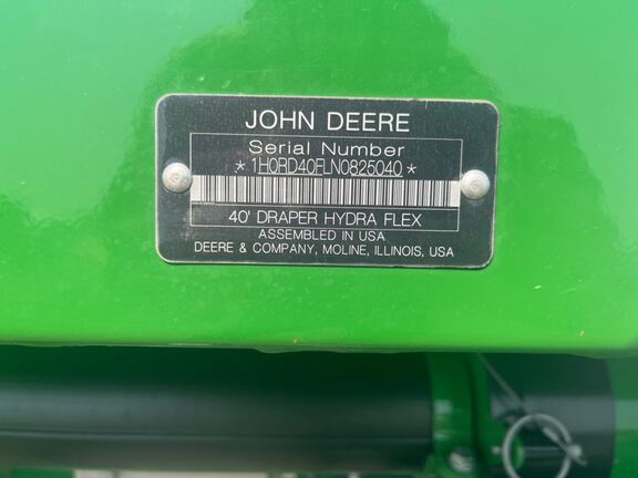 2023 John Deere RD40F Header Combine