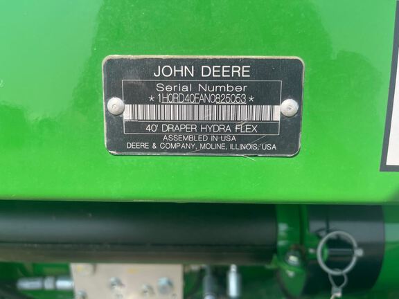 2023 John Deere RD40F Header Combine