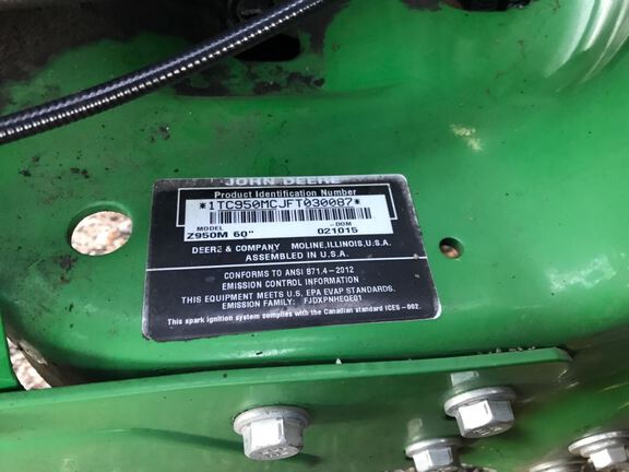 2015 John Deere Z950M Mower/Zero Turn