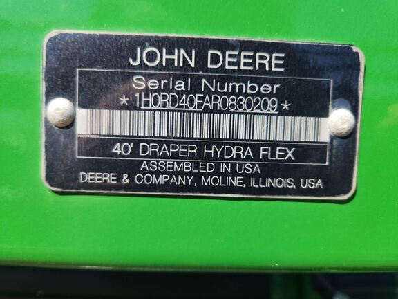 2024 John Deere RD40F Header Combine