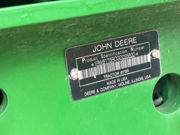 2016 John Deere 6175R Tractor