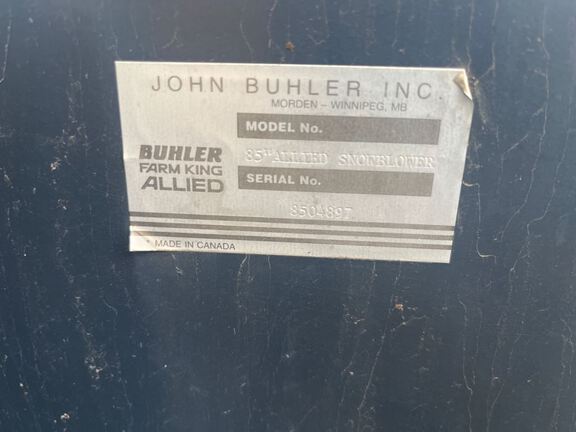 Allied FX8685 Snow Blower