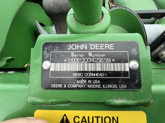 2017 John Deere 612C Header Corn Head