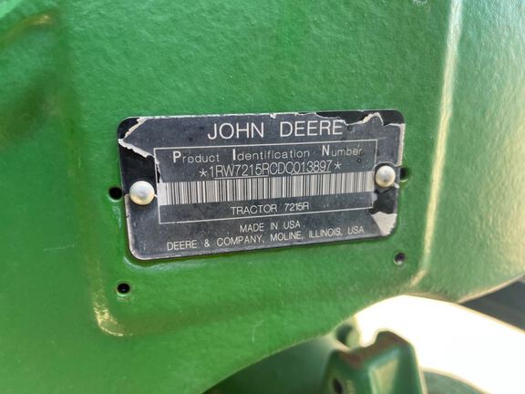 2013 John Deere 7215R Tractor
