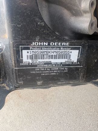 2022 John Deere XUV590M S4 ATV