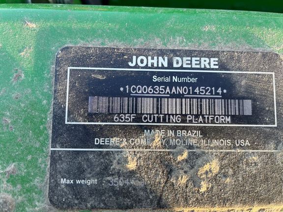 2023 John Deere 635F Header Combine