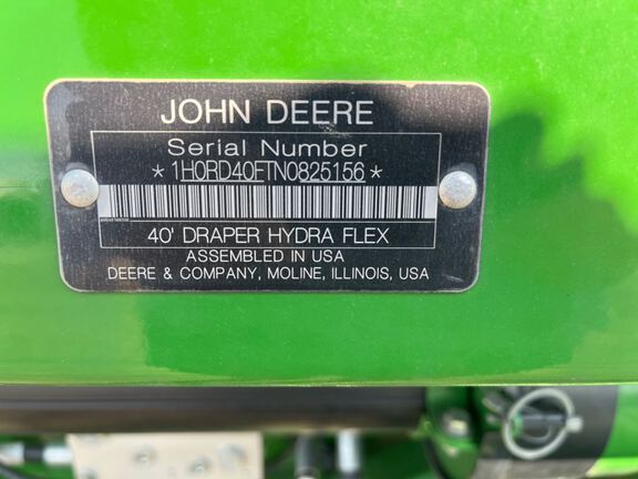 2023 John Deere RD40F Header Combine