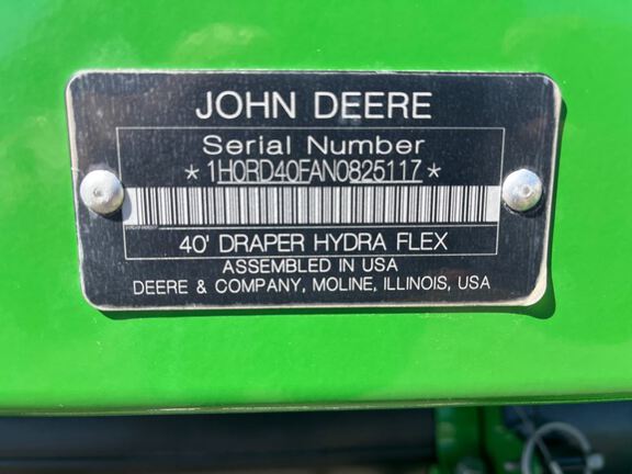 2023 John Deere RD40F Header Combine