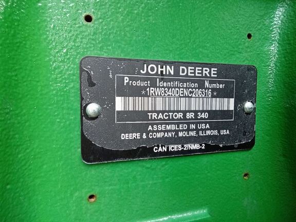 2022 John Deere 8R 340 Tractor