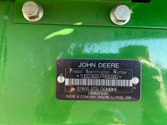 2024 John Deere S780 Combine