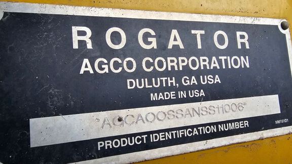 2007 AGCO ROGATOR 1074 Sprayer/High Clearance