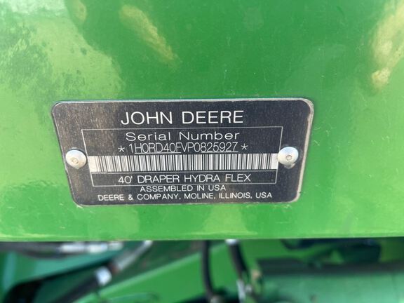 2023 John Deere RD40F Header Combine
