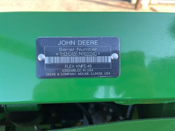 2022 John Deere HD45F Header Combine