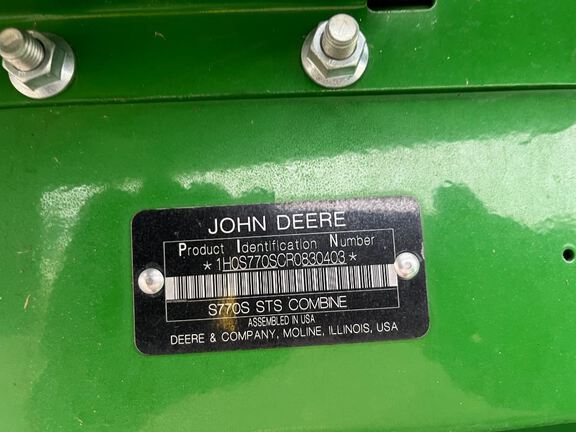 2024 John Deere S770 Combine