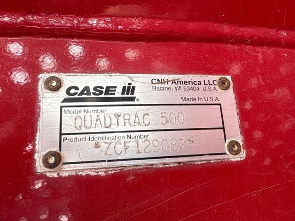 2013 Case 500 QUAD Tractor Rubber Track
