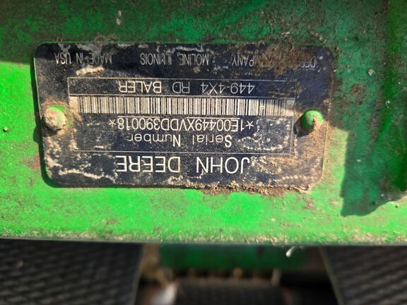2013 John Deere 449 Baler/Round