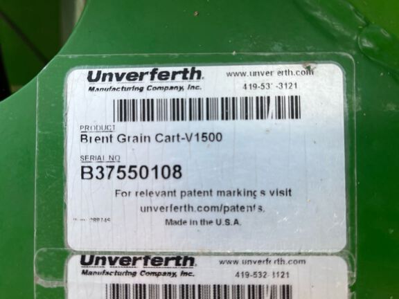 2018 Brent V1500 Grain Cart