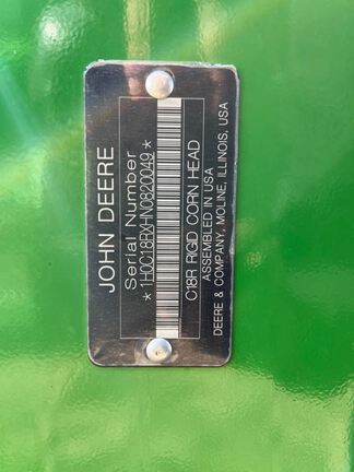 2022 John Deere C18R Header Corn Head