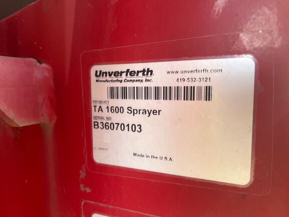 2017 Top Air TA1600 Sprayer