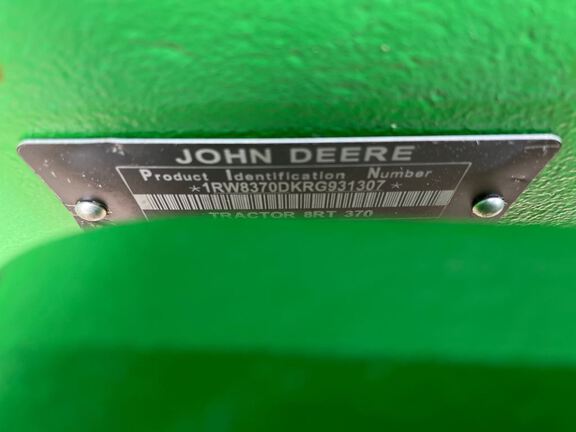 2024 John Deere 8RT 370 Tractor Rubber Track