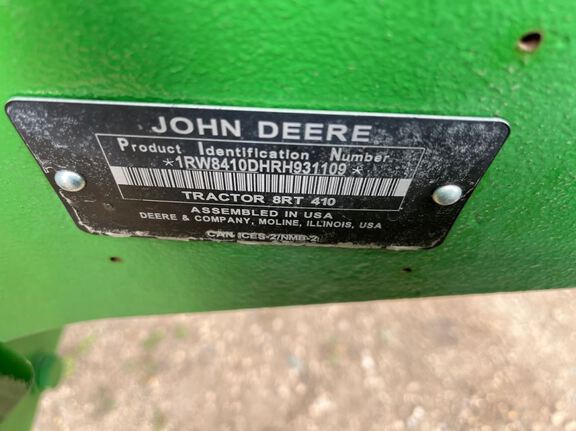 2024 John Deere 8RT 410 Tractor Rubber Track