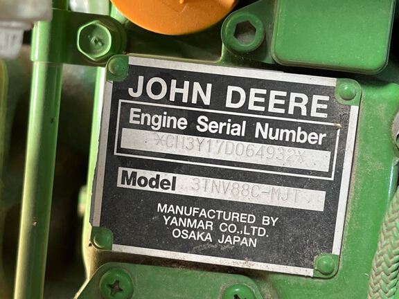2020 John Deere 3033R Tractor Compact