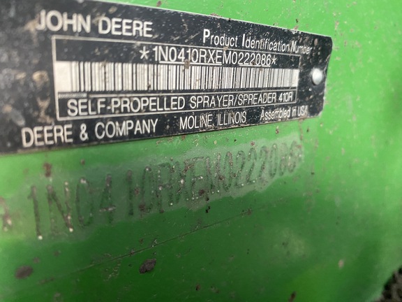 2022 John Deere 410R Sprayer/High Clearance