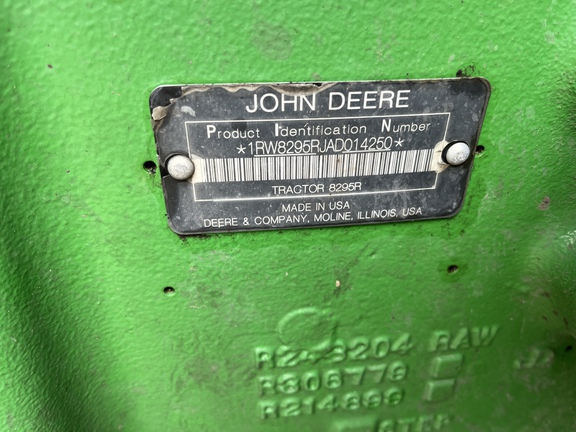 2010 John Deere 8295R Tractor