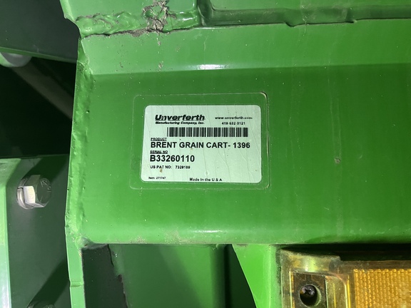 2014 Brent 1396 Grain Cart