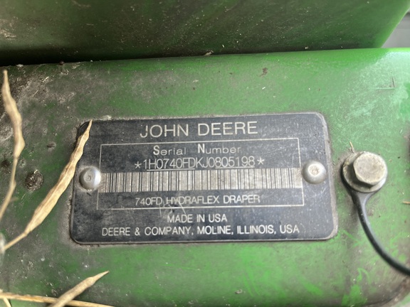 2019 John Deere 740FD Header Combine